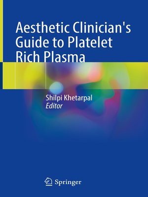 cover image of Aesthetic Clinician's Guide to Platelet Rich Plasma